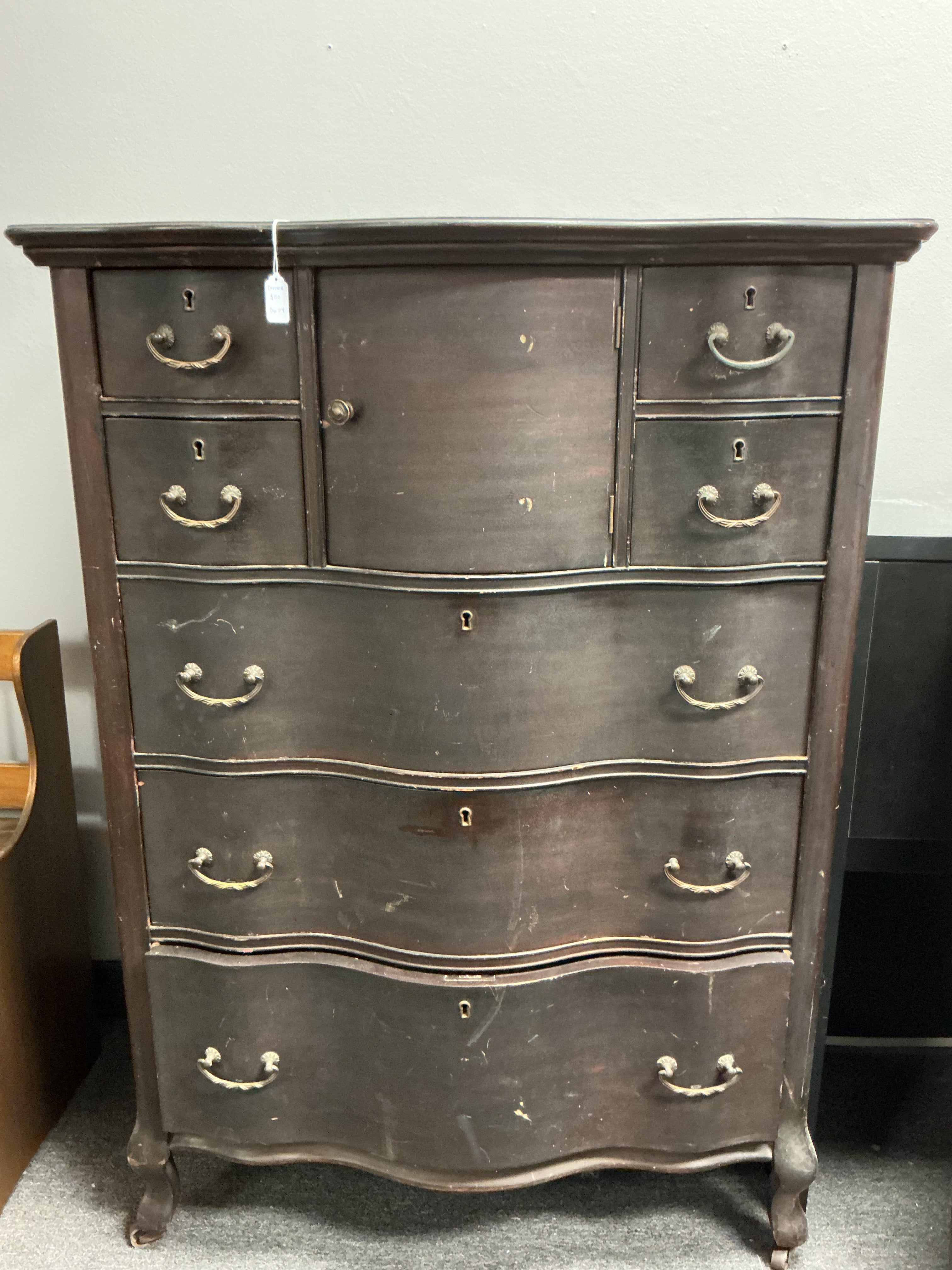Vintage solid wood, chest of drawers