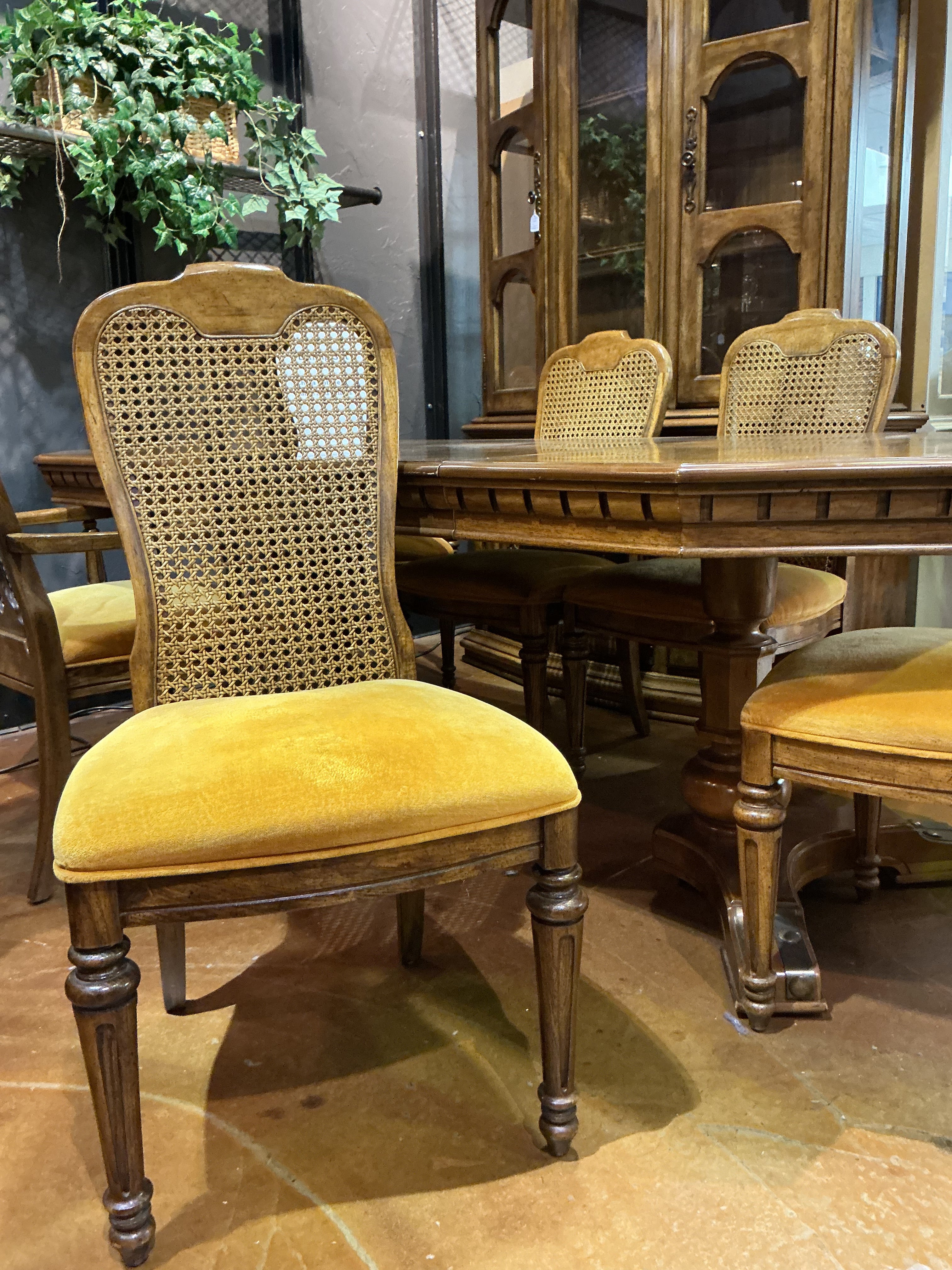 Mahogany dining set with china cabinet