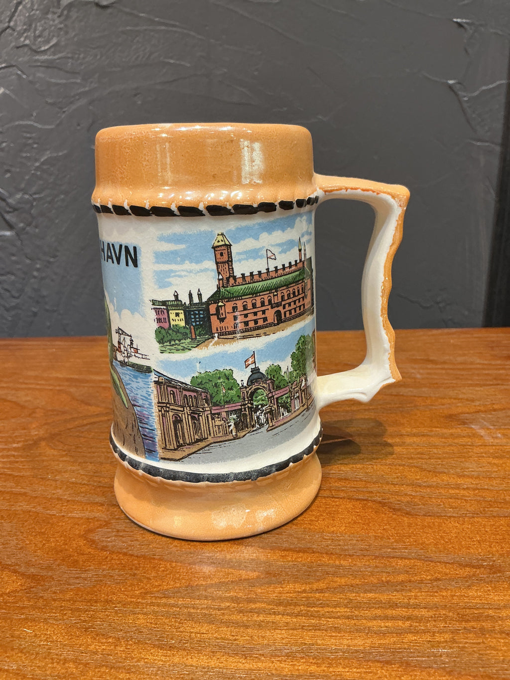 Vintage Copenhagen, little mermaid souvenir mug