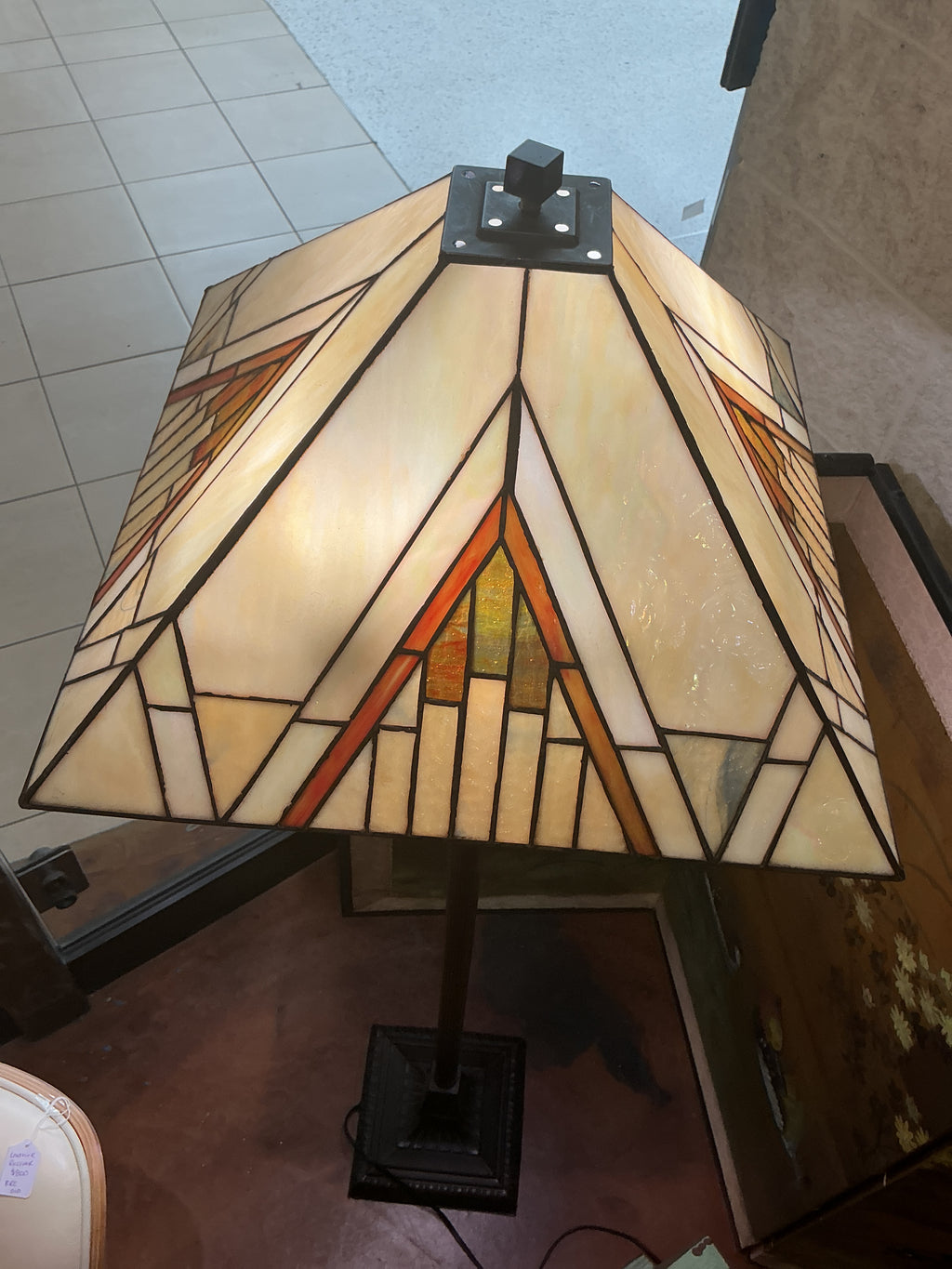 Stained glass lamp