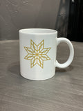 Golden star mug
