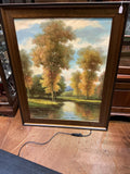 Framed item, landscape painting