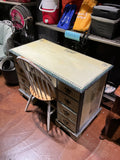 Pineapple print desk