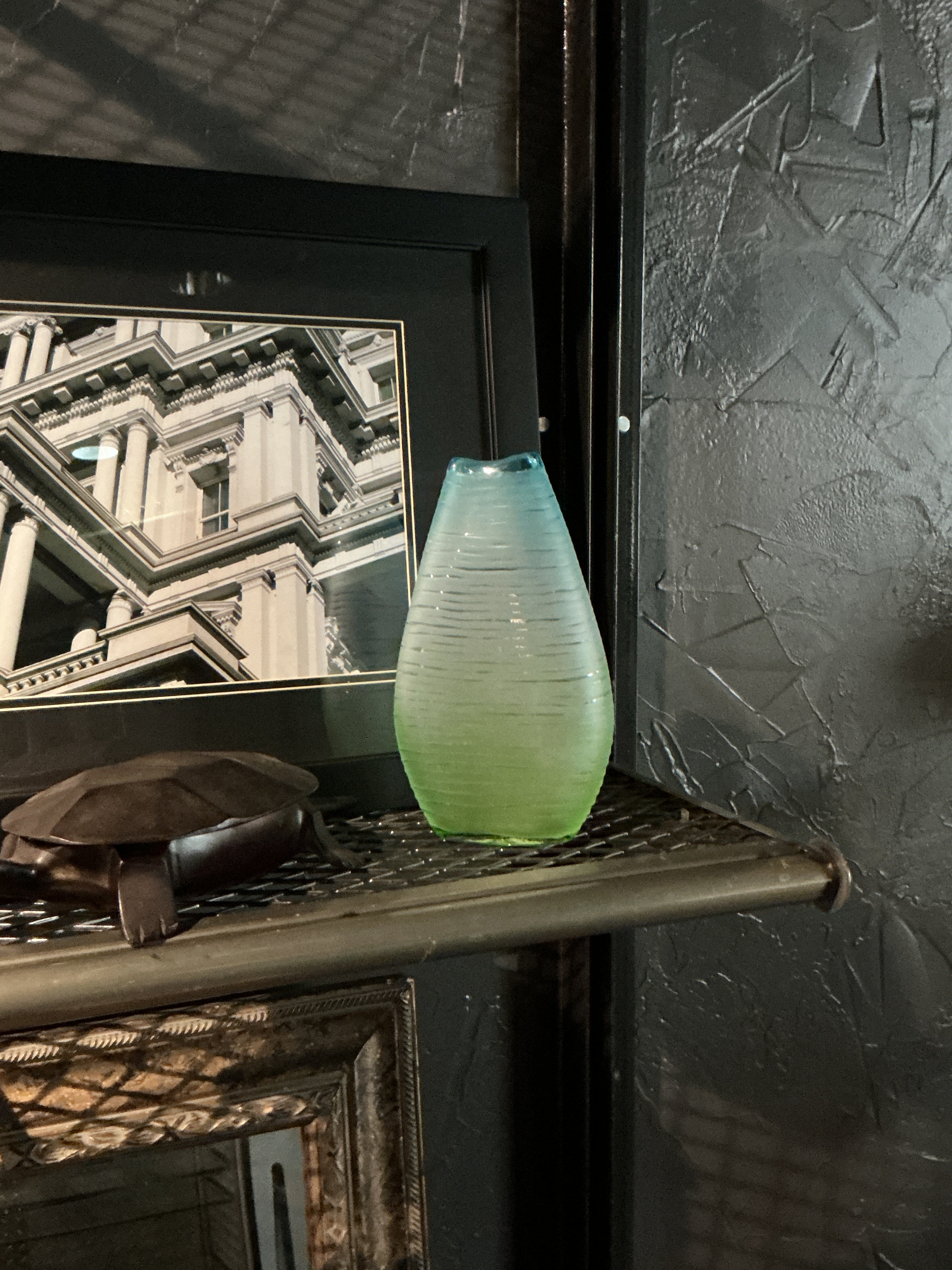 Green vase