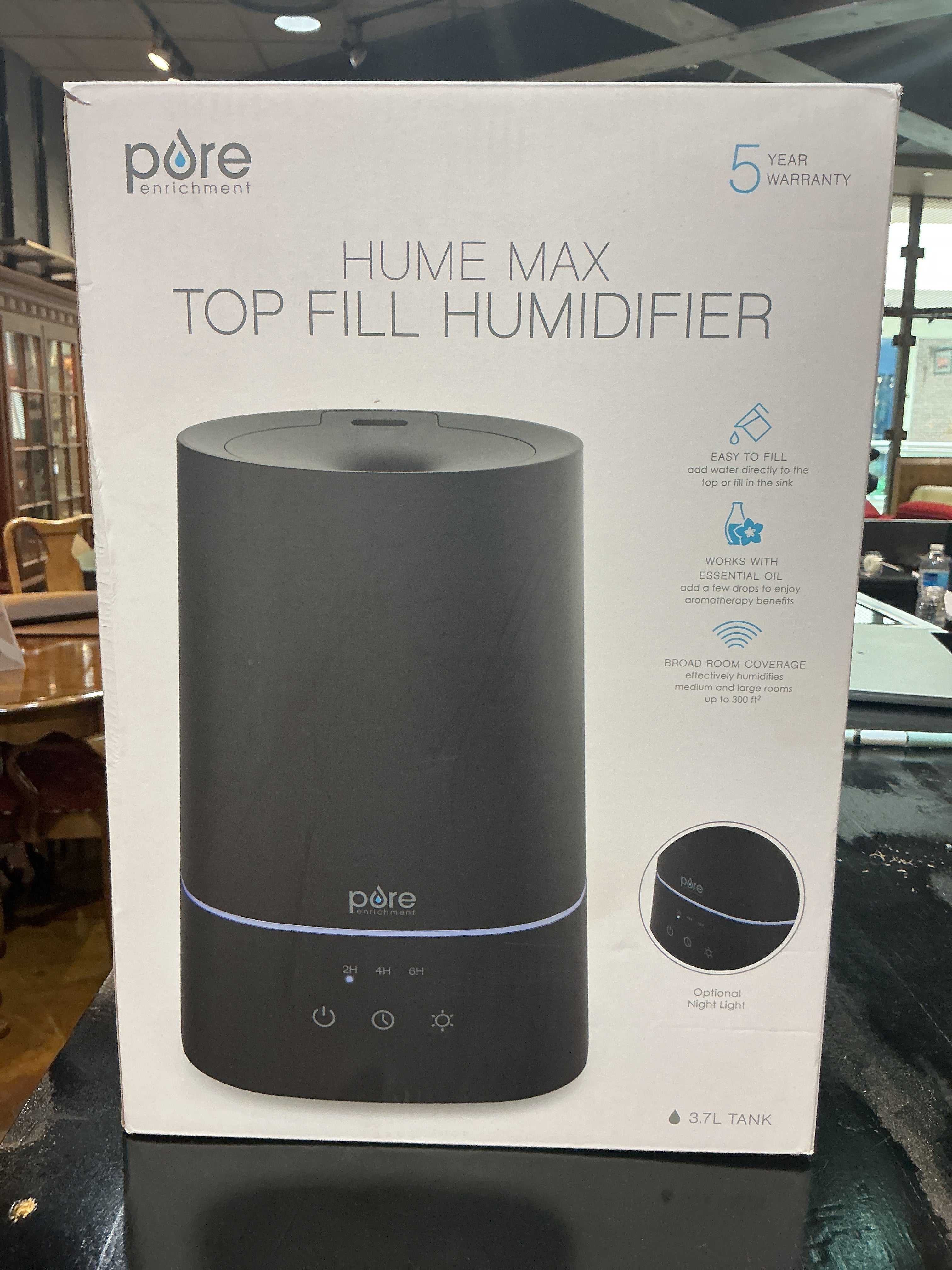 Pure enrichment top fill humidifier