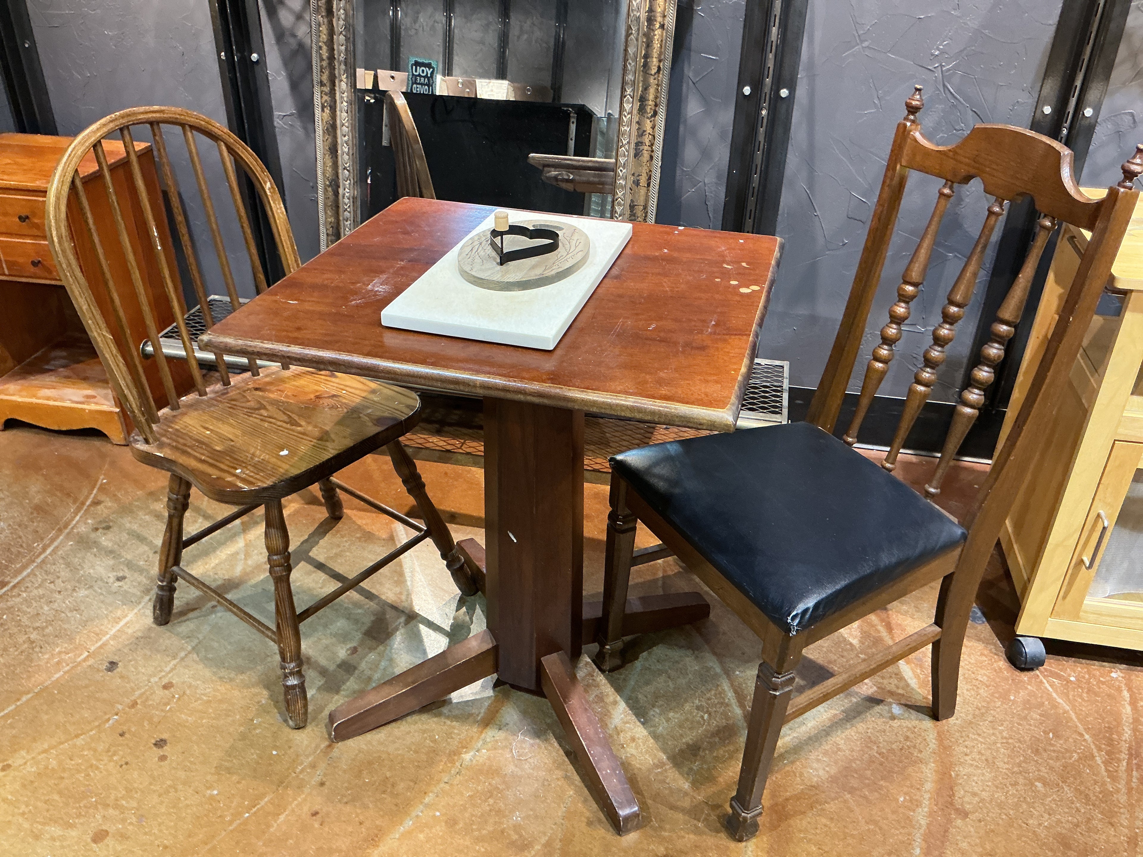 Table and chairs
