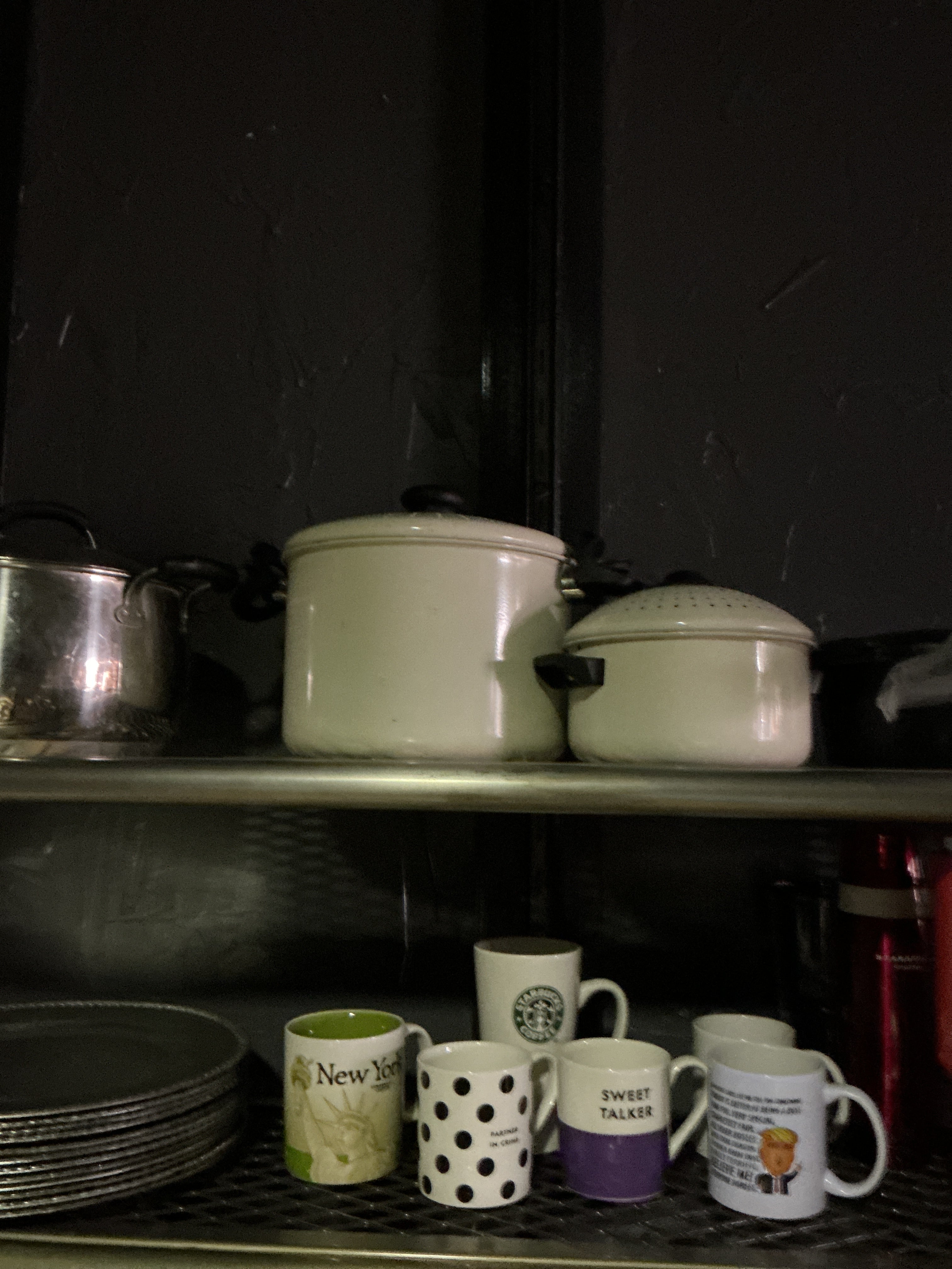 White pan
