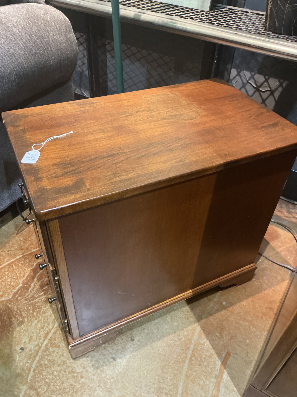 Wood side table
