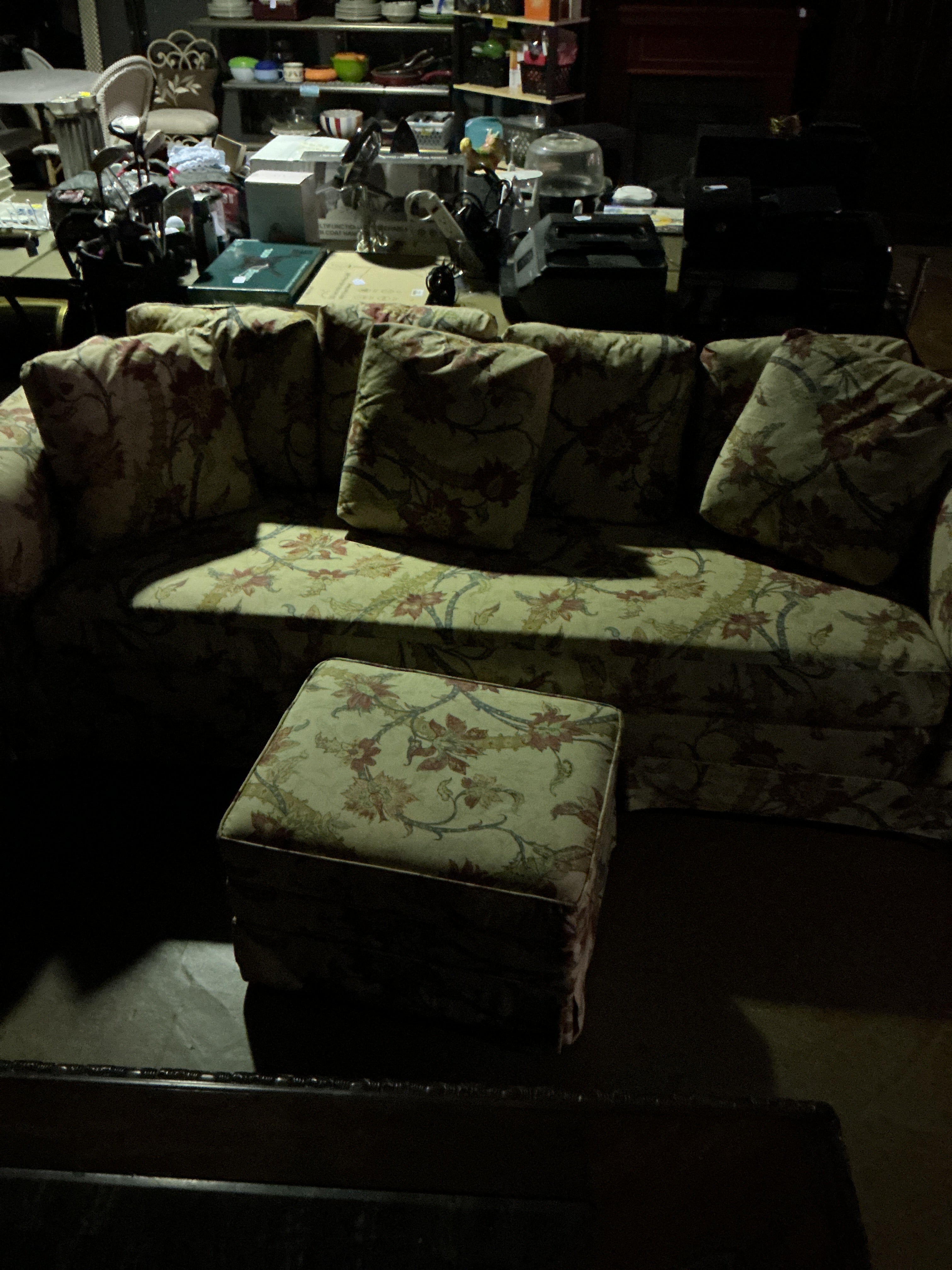 Floral pattern sofa