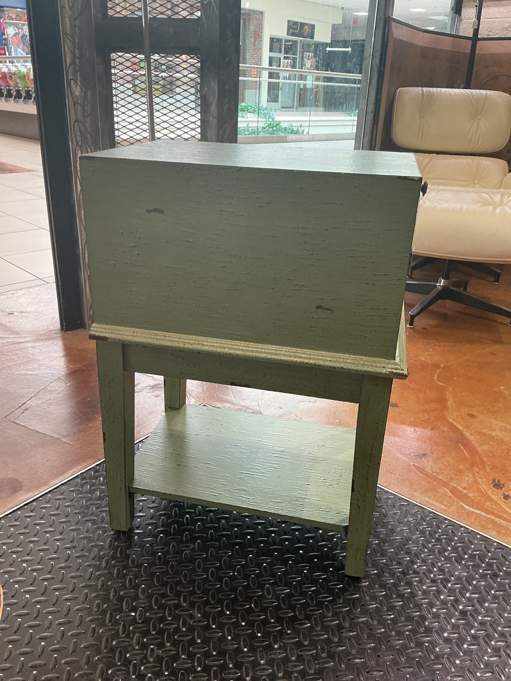 The sage field one drawer end table