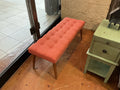 Orange bench