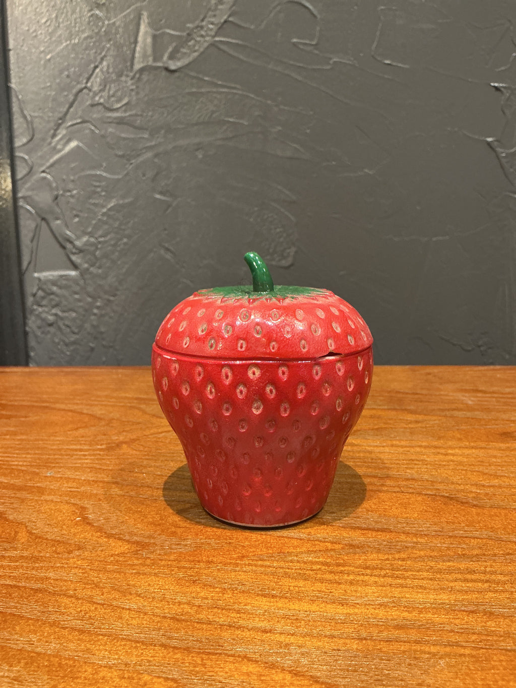 Strawberry shaped  container