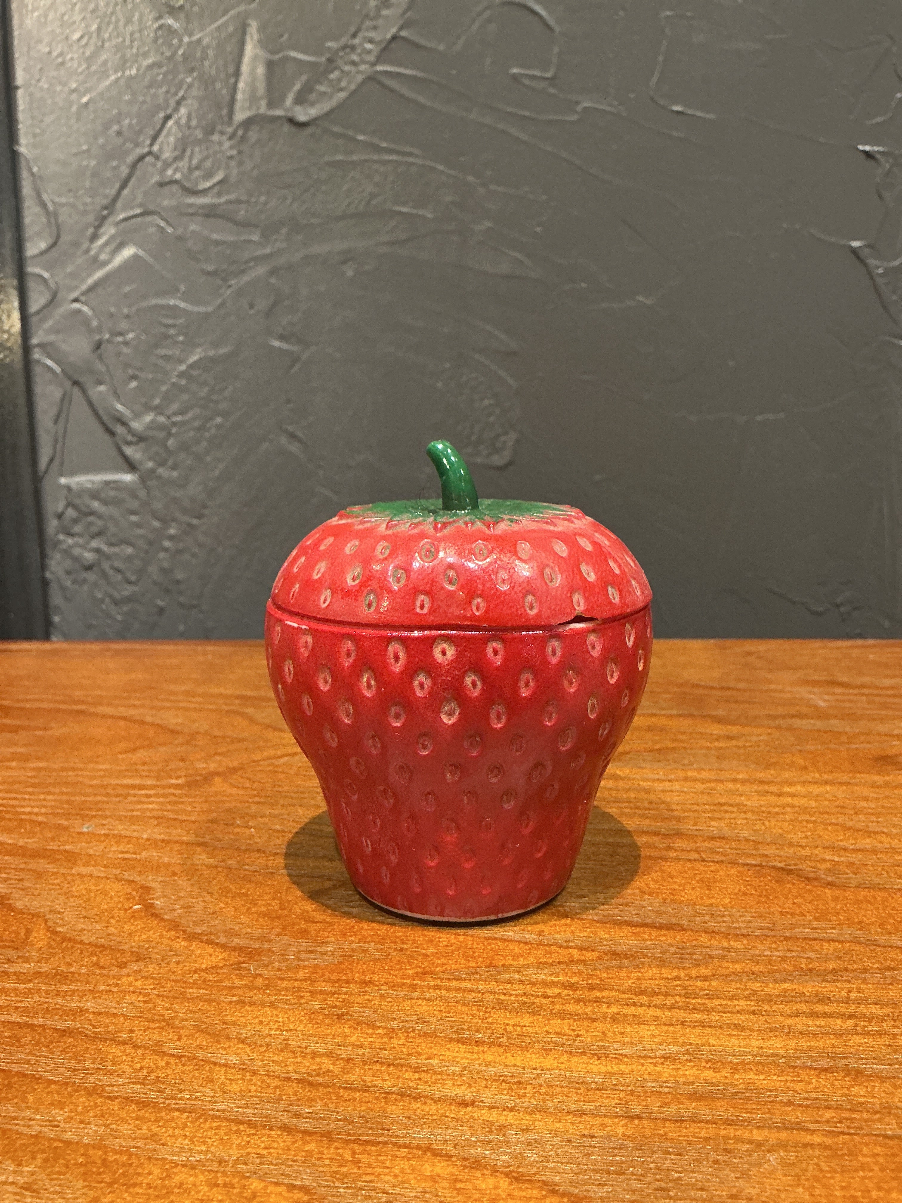 Strawberry shaped  container