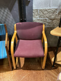 Red office chair
