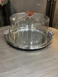 Cover cake and pastry server